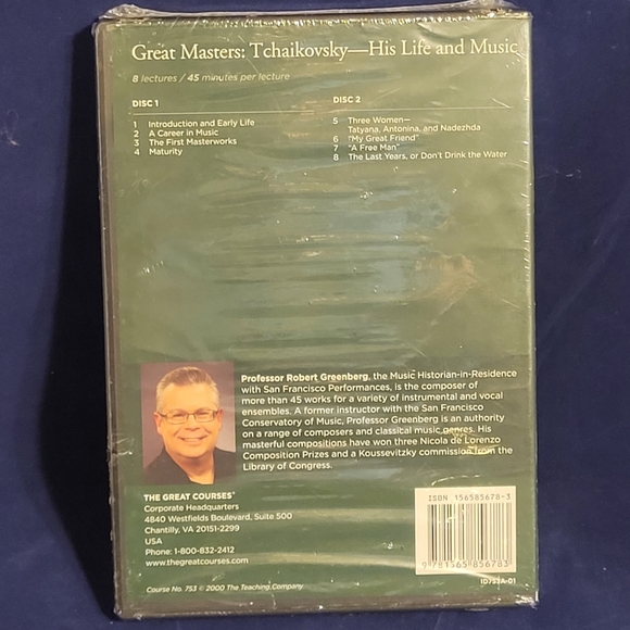 SEALED The Great Courses Great Courses: Tchaikovsky-His Life and Music DVD/Guide - Picture 2 of 5